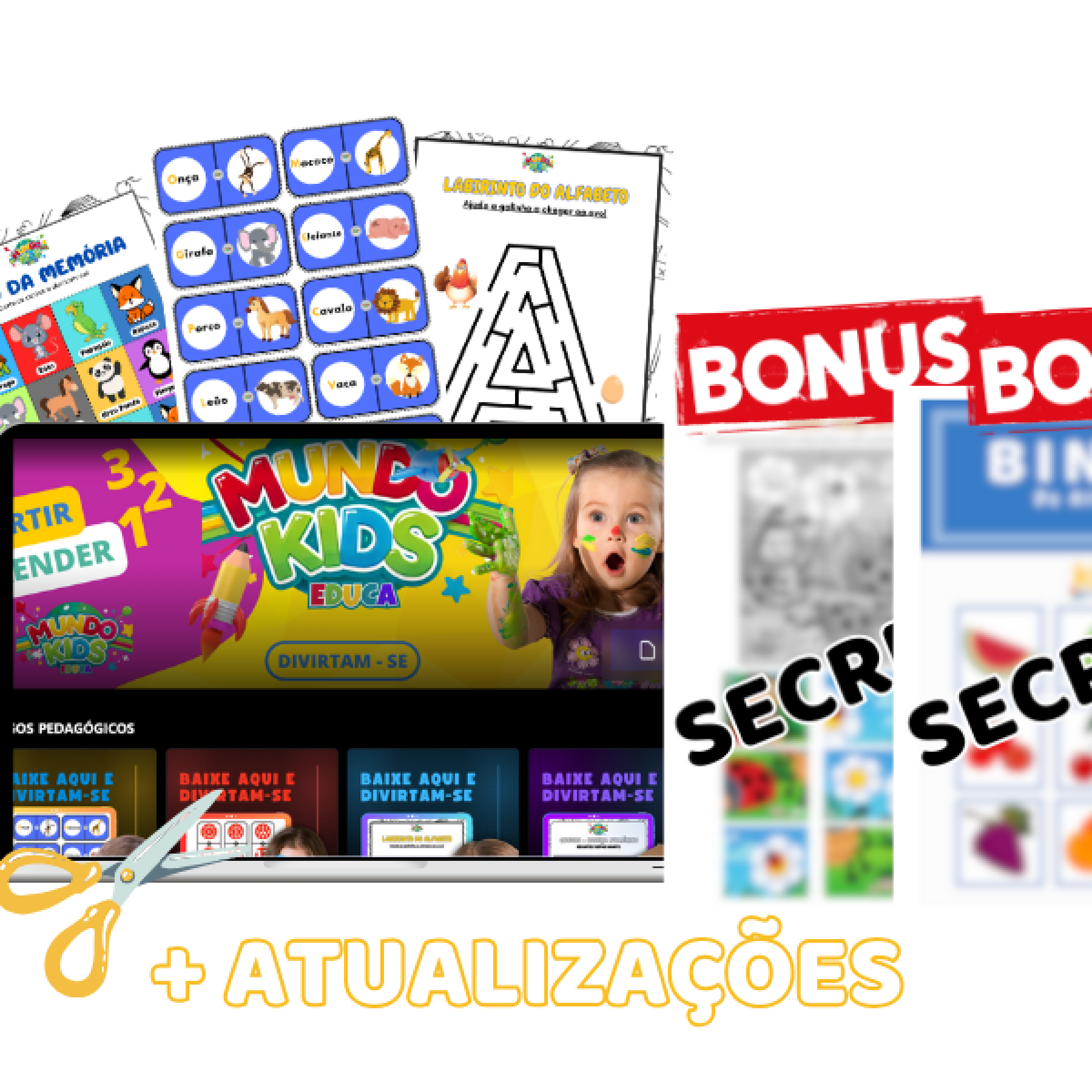 Prévia do Combo Mundo Kids